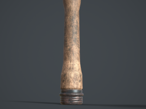german nazi m24 stielhandgrenate stick grenade with anti tank 3D Модель