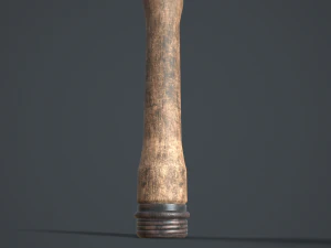 Granada alem&atilde; nazista m24 stielhandgranate com anti-tanque Modelo 3D