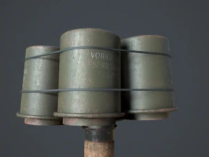 Granada alem&atilde; nazista m24 stielhandgranate com anti-tanque Modelo 3D