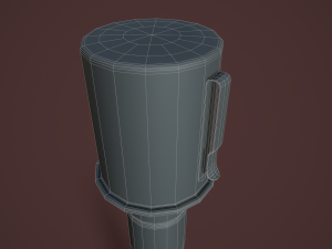 german nazi m24 stielhandgrenate stick grenade with anti tank 3D Модель