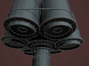 Granada alem&atilde; nazista m24 stielhandgranate com anti-tanque Modelo 3D