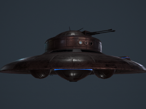 german nazi ufo prototype haubenu ii Model 3D