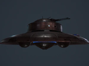 german nazi ufo prototype haubenu ii 3D Model