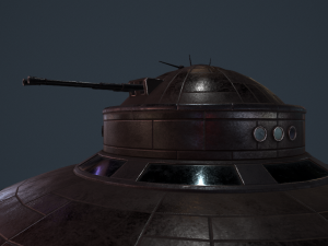 german nazi ufo prototype haubenu ii Model 3D