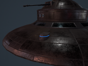 german nazi ufo prototype haubenu ii Model 3D