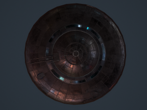 german nazi ufo prototype haubenu ii Model 3D