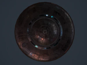 german nazi ufo prototype haubenu ii 3D Model