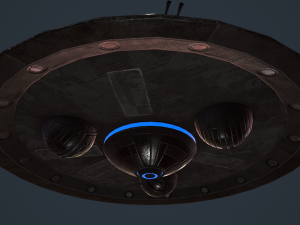 german nazi ufo prototype haubenu ii Model 3D