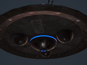 german nazi ufo prototype haubenu ii 3D Model