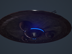 german nazi ufo prototype haubenu ii Model 3D