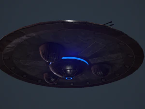 german nazi ufo prototype haubenu ii 3D Model