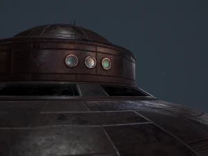 german nazi ufo prototype haubenu ii 3D Model