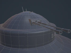 german nazi ufo prototype haubenu ii 3D Model
