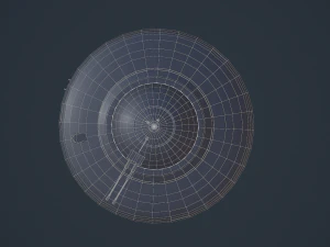 german nazi ufo prototype haubenu ii 3D Model