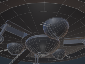 german nazi ufo prototype haubenu ii Model 3D