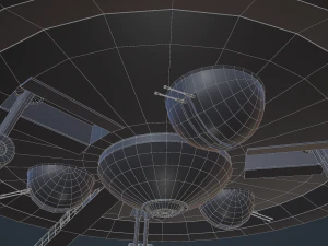 german nazi ufo prototype haubenu ii 3D Model