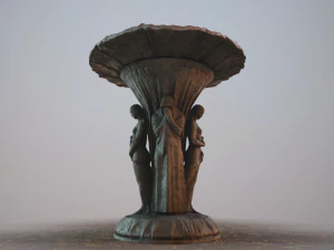 est&aacute;tua de bebedouro Modelo 3D