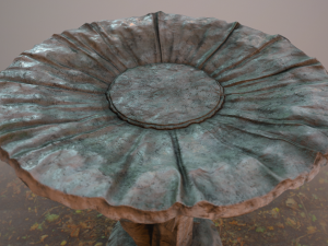 birdbath statue 3D 模型