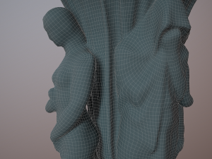 birdbath statue 3D 模型
