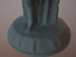 est&aacute;tua de bebedouro Modelo 3D