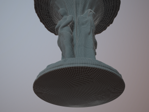birdbath statue 3D 模型