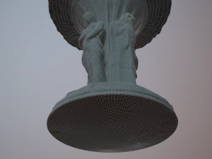 est&aacute;tua de bebedouro Modelo 3D