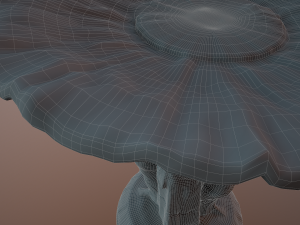 birdbath statue 3D 模型