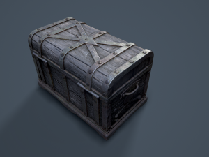 pirate treasure chest 3Dモデル
