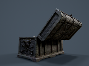 pirate treasure chest 3Dモデル