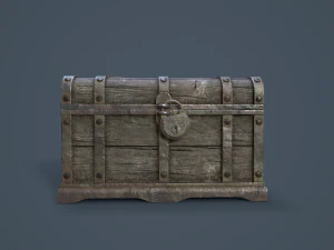pirate treasure chest 3D Model