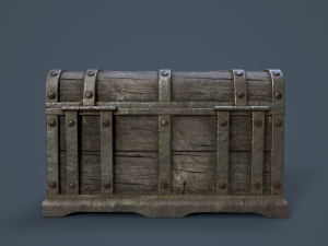 pirate treasure chest 3Dモデル