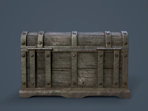 pirate treasure chest 3D Model