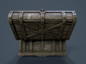 pirate treasure chest 3D Model