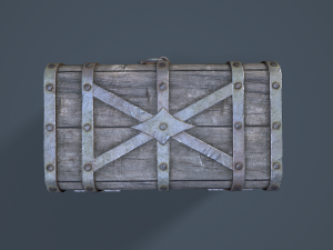 pirate treasure chest 3Dモデル