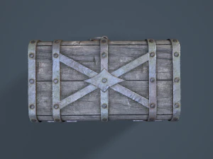 pirate treasure chest 3D Model