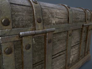 pirate treasure chest 3Dモデル