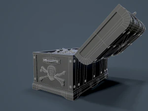 pirate treasure chest 3D Model