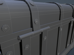 pirate treasure chest 3Dモデル