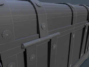 pirate treasure chest 3D Model