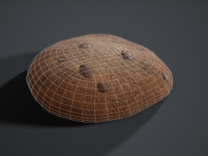 chocolate chip cookie 3D मॉडल