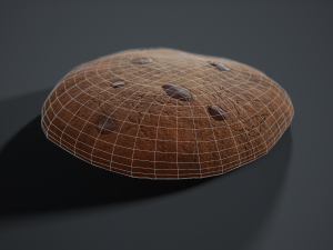 chocolate chip cookie 3D मॉडल