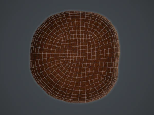 chocolate chip cookie 3D Model