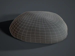 chocolate chip cookie 3D Model
