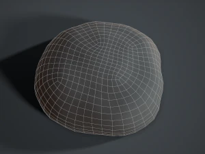 chocolate chip cookie 3D Model