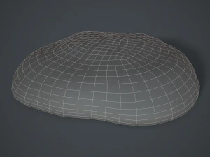 chocolate chip cookie 3D Model