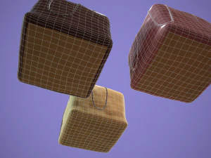 french fancy cake 3D Model