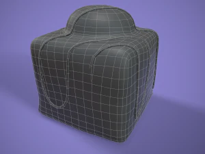 french fancy cake 3D Model