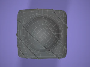 french fancy cake 3D Model