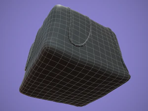 french fancy cake 3D Model