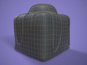 french fancy cake 3D Model